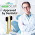 Electric Toothbrush Replacement Heads, 4pk, Charcoal Infused Bamboo, Sustainable BPA Free