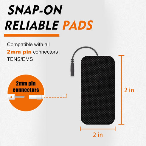 TENS Unit Electrode Pads TENS Pads Replacement Pads for TENS Unit Pads Electrodes for TENS Unit Replacement Pads 10PCS 2"x4" Adhesive Electrode Pads for AUVON TENS Unit Pads TENS 7000 Electrode Pads