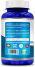 Natural Vitamin Extra Strength Nicotinamide with Resveratrol 1200mg (Vitamin B-3) 120 Veggie Capsules Gluten Free & Non-GMO