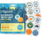 Cliganic Mosquito Repellent Stickers (180 Pack) - Natural DEET-Free Camping Patches for Kids & Adults, Essential Oil