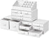 Sorbus Large Makeup Organizer, Stackable Jewelry & Makeup Storage for Vanity, Bathroom with 12 Drawers for Cosmetic