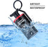 Portable Pill Box Aluminum Alloy Waterproof Small Organizer, Keychain Gadget for Travel