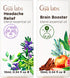 Headache Essential Oil Blend & Brain Booster Essential Oil Blend Set -