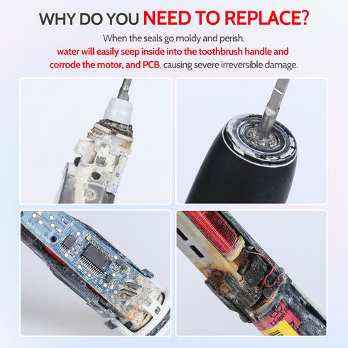 Kuflant HX99 HX68 HX75 HX96 Upgraded Electric Toothbrush Metal Shaft Link Rod Compatible with Philips Sonicare