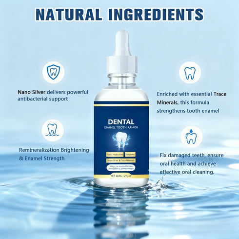 Healing,60ml (2 Pack) Dental Enamel Care Tooth Armor,Tooth Armor Liquid with Nano Hydroxyapatite Complex,Enamel