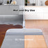 Rubber Broom Squeegee for Floor, 51.77'' Long Handle Multifunction Scraping Silicone Broom, Pet Hair Remover
