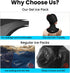 iTHERAU Migraine Relief Cap & Neck Ice Pack, 2Pcs-Set Reusable Headache Hat Ice Pack Mask, Gel Cold Compress Head Wrap