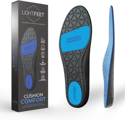 LightFeet Cushion Comfort Insoles: Super Soft and Comfortable Insoles | Designed by