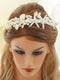 Yean Starfish Bride Wedding Headband, Pearl Shell Tiara Hair Accessories for Women and Girls