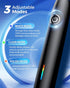Teeaegis 8 3 2-Minute 45-Day Rotating Electric Toothbrush with Brush Heads for Adults and Kids, Modes Rechargeable