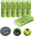 IWANGDO Batteries AAA 300mAh HR03 Ni-MH 8pcs Ni-MH Rechargeable Pre-Charged for Outdoor Garden
