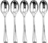 Elegant Silver Mini Spoons, 4" (30-Pack), Perfect for Desserts & Tasting Parties, Sturdy & Reusable
