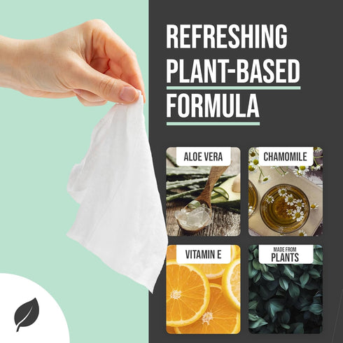 Inspire A Little Discretion, Please, Individually Wrapped Flushable Wipes for Adults, Unscented, Biodegradable, Travel