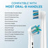 Electric Toothbrush Replacement 4 Pack, Professional Toothbrush Heads Refills for Family Gum Care, 1 White