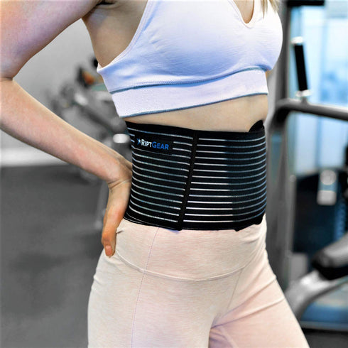 RiptGear Umbilical Hernia Belt for Men and Women, Abdominal Support Binder with Compression Pad