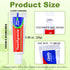 30 Tubes Miniature Travel Size Toothpaste, 0.88oz (25g) Peppermint Disposable Toothpaste for Hotel, Guests, Charity