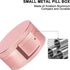 Portable Waterproof Pill Box, Single Metal Pill Container for Pocket Purse, Aluminium Alloy Daily Medicine Organizer,