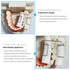 4-Pack 1MM Dental Cotton Roll Holder Clips - Autoclavable Stainless Steel for Dental Isolation Tools