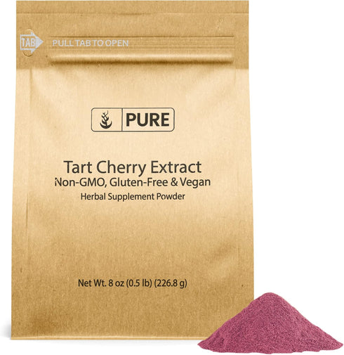 Pure Original Ingredients Tart Cherry Extract (8oz) - Non-GMO Herbal Supplement