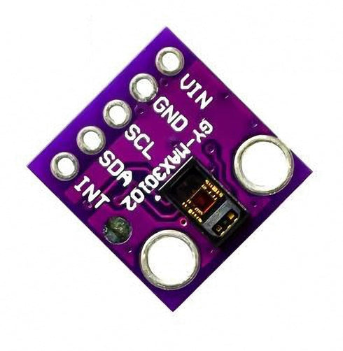 5pcs GY-MAX30102 MAX30102 Heart Rate Click Pulse Oximetry Sensor Module for Arduino (Purple Board)