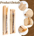 Kegeeei 150 Pack 150 23x4x1.6 Inch Packaging Baguette Bags with Clear Front Window and Seal Stickers, Paper Bread Bags