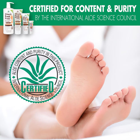 Miracle Foot Repair Cream, 4 oz, Repairs Dry Cracked Heels, Diabetic-Safe, Moisturizes and Softens Feet, 2-Pack