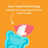 oogiebear Infant-to-Toddler Training Toothbrush - 0-2 years, 360° Soft Silicone, Teddy Bear Design