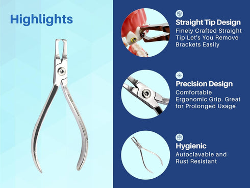 Bracket Removing Pliers, Orthodontic Dental Braces Removal Tools by Artman Instruments