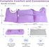 Zomaple Mastectomy Pillow with Strap, Seat Belt Cover & Shower Lanyard - Post Surgery Pillow, Breast for After Heart