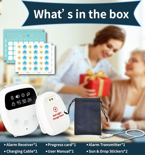 Vastaint Wireless Bedwetting Alarm for Children and Adults, Bed Wetting Alarm for Boys and Girls, Night Potty Training