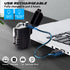 LcFun Electric Lighter - Plasma Lighter Waterproof Arc Lighter, Windproof USB Rechargeable with Emergency Whistle