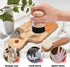 Herda 2pcs Food Grade Mineral Oil & Wax Applicator for Wood Cutting Board, Butcher Blocks, Protection Maintenance Kit
