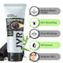 JVR Peel Off Face Mask - Blackhead Remover for Men and Women, 2 IN 1 Charcoal Peel Off Mask, 2.12 OZ
