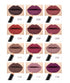 MAEPEOR Matte Lip Liner Set, 12 PCS Classic Colors, Highly Pigmented Velvet Lipliner Pencil Set