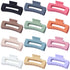 Sisiaipu 4.1 Inch Large Hair Claw Clips - 12 Pcs Big Claw Clips for Thick Hair, Jumbo Jaw Clips Bulk Accessories