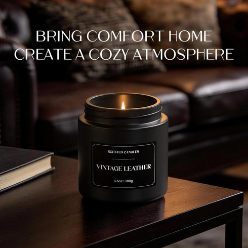Set, Set, 7 oz) NORVENCE Scented Candles Gift Stress Relief Candles for Home, Premium Soy Candle Candles for Men