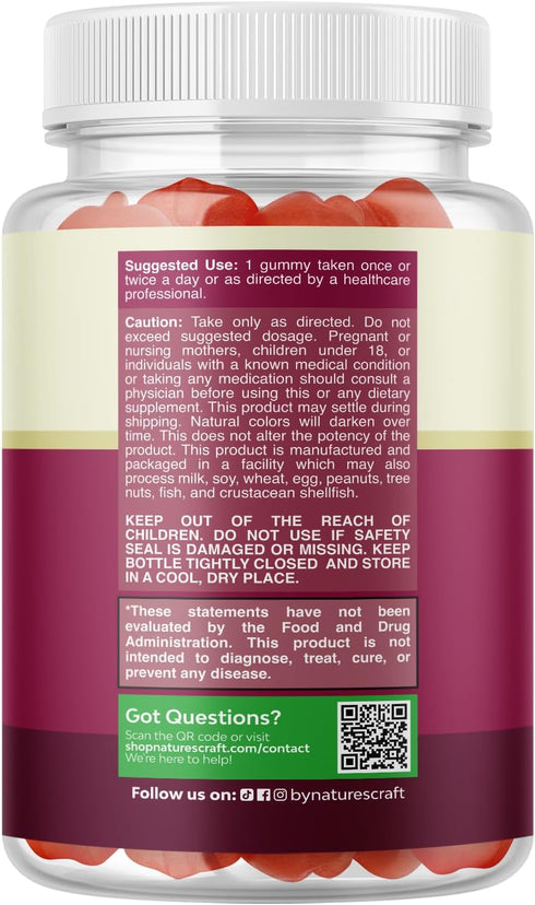 Gummies Gummies Immune Gummy 2 pack Apple Cider Vinegar with the Mother-Natural Energy Supplement ACV with Mother