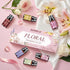 Set 6 Floral Essential Oils - Premium Fragrance Oil for Diffusers, Candle Making, Humidifier - Pink Peony, Wild Rose