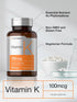Horbaach Vitamin K Supplement | 100mcg | 120 Tablets | Vegetarian, Non-GMO, Gluten Free