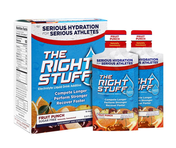 The Right Stuff Electrolyte Drink Concentrate - Fruit Punch - 10 Pouch Box
