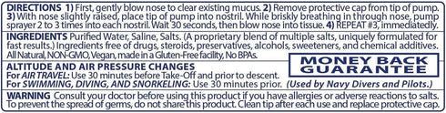 Preservative-Free Sterile Nasal Spray for Children - Sinus and Ear Relief, Fast Congestion Relief Nasal Spray, 245