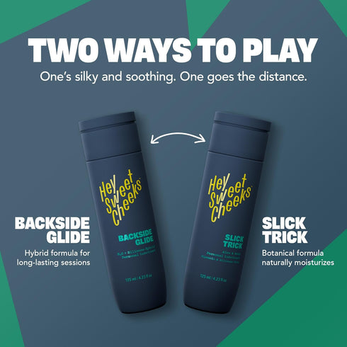 Slick Trick Water-Based Personal Lubricant with Aloe, Hemp & Agave pH Balanced, Non-Sticky, Long-Lasting, Condom & Toy