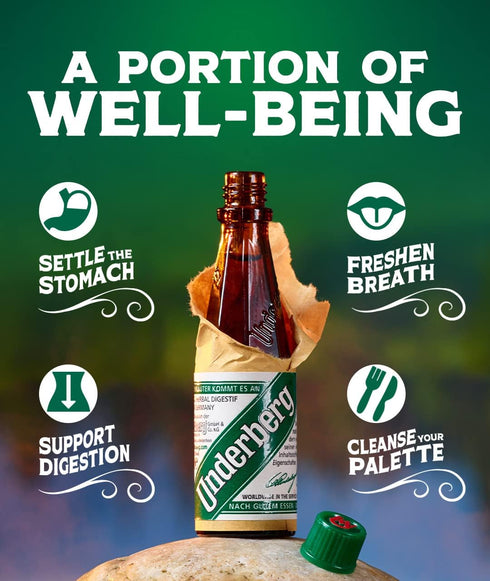 Pack 12 Underberg - One House Bar of Underberg bottles