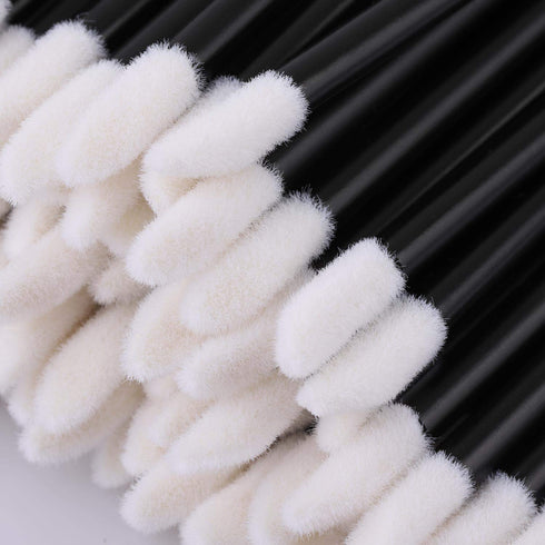Tbestmax 200 Disposable Mascara Wand Spoolies and Lip Brushes, Lipstick Lipgloss Applicator for Makeup Kits