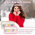 Iqimott Preppy Patch Clear Makeup Stuff Bag, Women Chenille Letter Cosmetic Bag for Travel, Waterproof Zipper Pouch