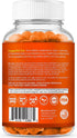 Turmeric Gummies for Adults and Kids - Max Strength Turmeric and Ginger Supplement, Vegan Organic Natural for Overall