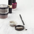 Natural Eyebrow Powder Eyebrow Kit – Mica Brow Powder Makeup Kit with Professional Angled Brush, 10 Natural Shades