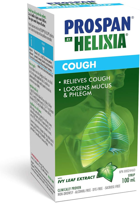 Prospan 100mL by Helixia, Ivy Leaf Extract, Relieves Cough