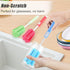 3 Pack Soft Foam Sponge Cleaning Brush Set, Adjustable Long Plastic Handle, Bottle Scrubber for Home Kitchen