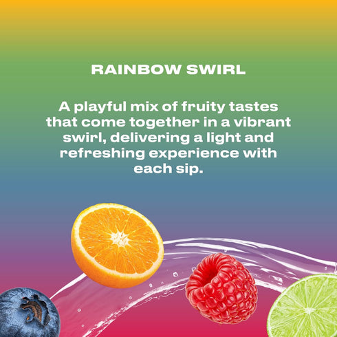 Cwench Rainbow Swirl Electrolyte Mix - 10 Count